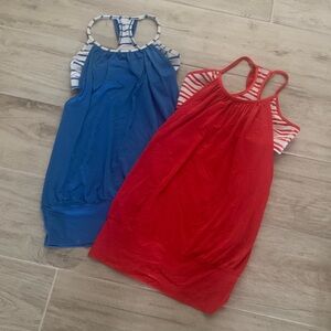 2 Lululemon No Limits Tanks